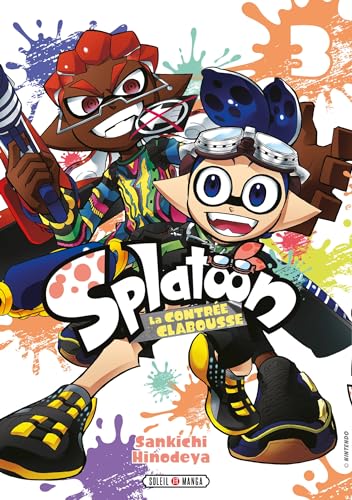 jaquette livre Splatoon - La Contrée Clabousse - Tome 3