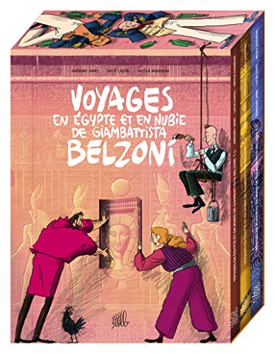 jaquette livre Voyages En Egypte Et En Nubie De Giambattista Belzoni - Coffret En 3 Volumes : Tomes 1 À 3 - Avec Un Ex-Libris