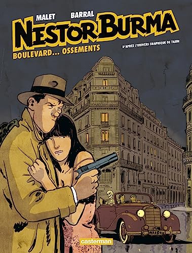 jaquette livre Nestor Burma Tome 8 - Boulevard - Ossements