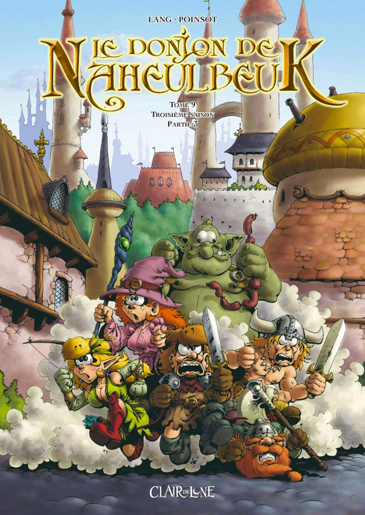 jaquette livre Donjon de Naheulbeuk. tome 9 : Saison 3, Partie 3