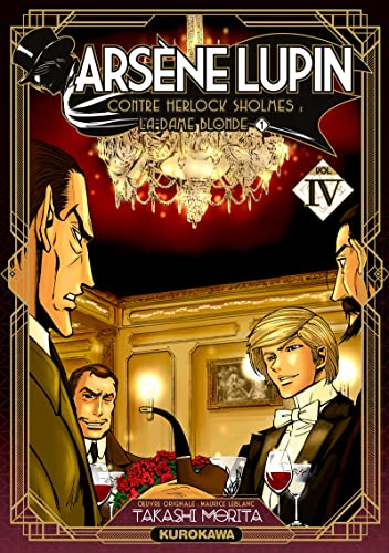 jaquette livre Arsène Lupin - Edition 2022 - Tome 4 : Contre Sherlock Holmes - La dame blonde - Partie 1
