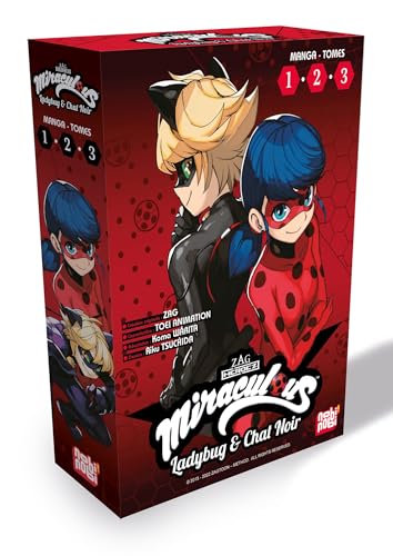 jaquette livre Miraculous Ladybug et Chat Noir - Coffret