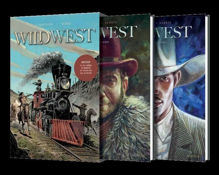 jaquette livre Wild West - Fourreau Wild West T3 + T4 Avec Ex-Libris Numéroté Et Signé
