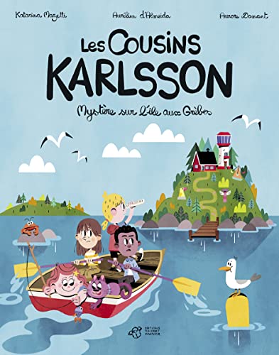 jaquette livre Les Cousins Karlsson Tome 1 - Mystère Sur L'île Aux Grèbes