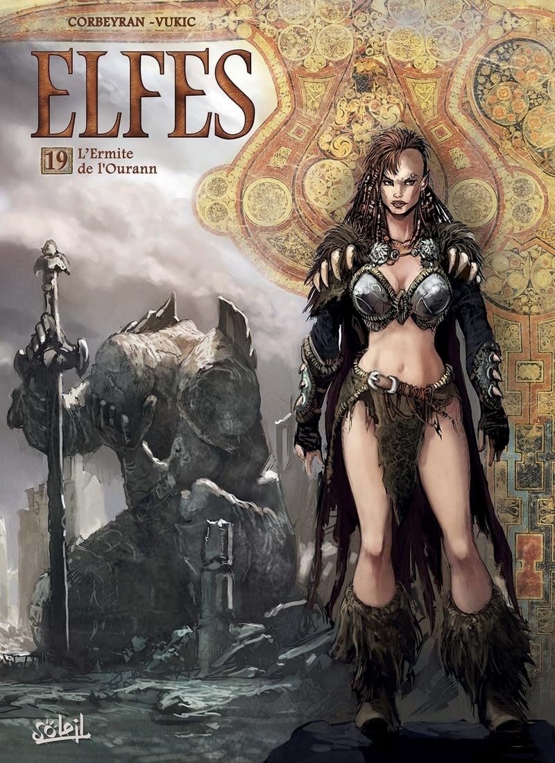 jaquette livre Elfes T19 - L'Ermite de l'Ourann