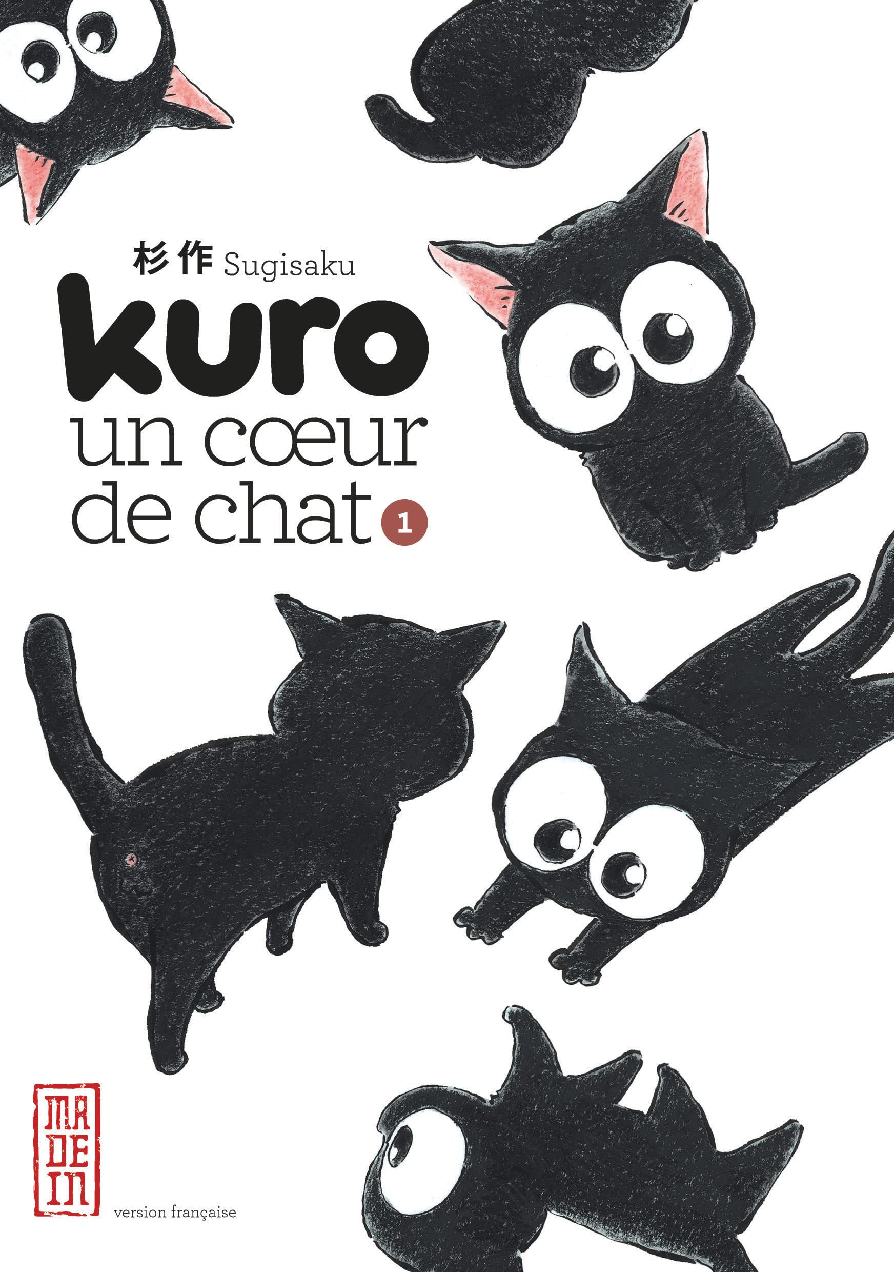 jaquette livre Kuro un coeur de chat, tome 1