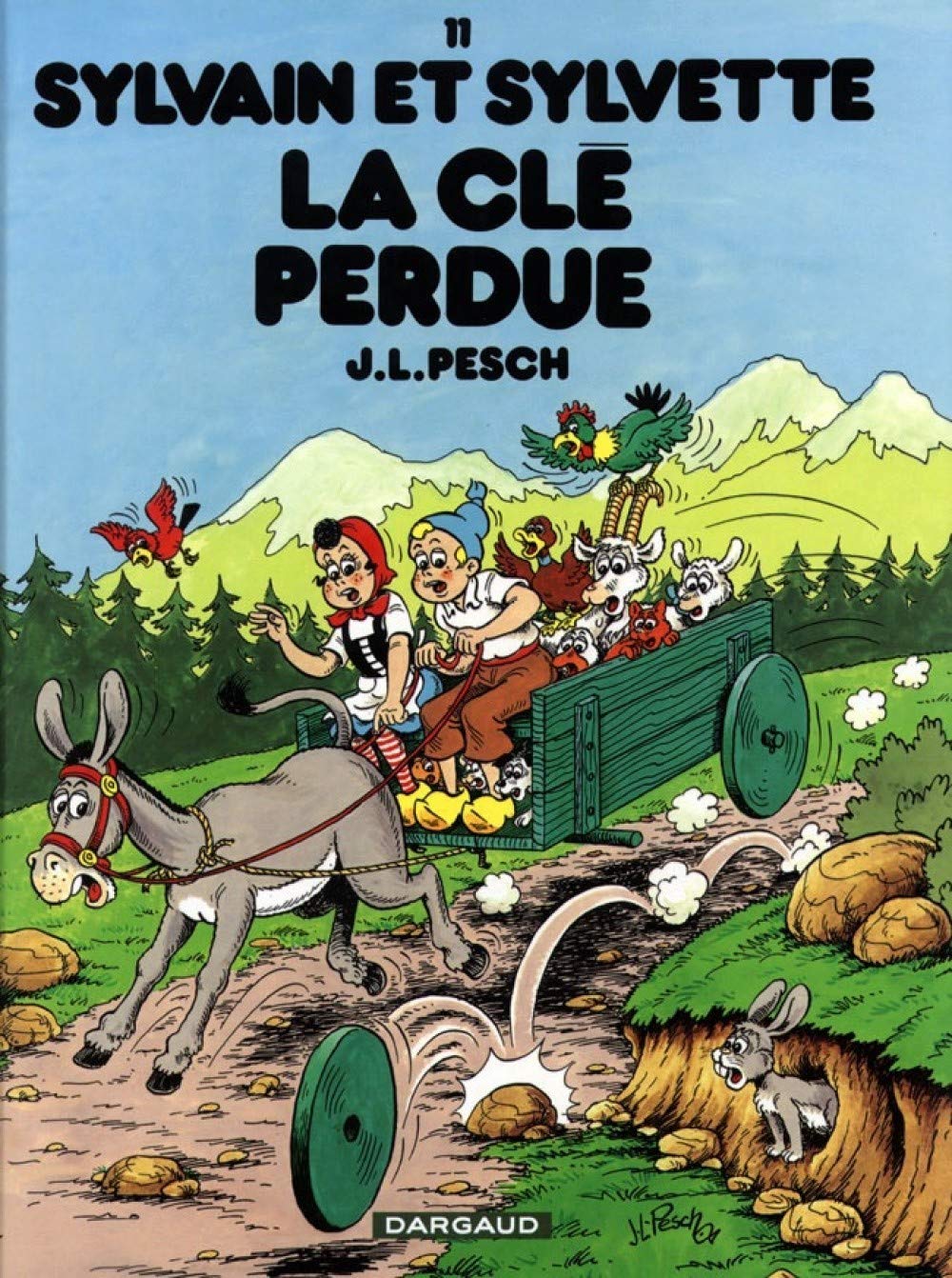 jaquette livre Sylvain et Sylvette - tome 11 - Clé perdue (La)