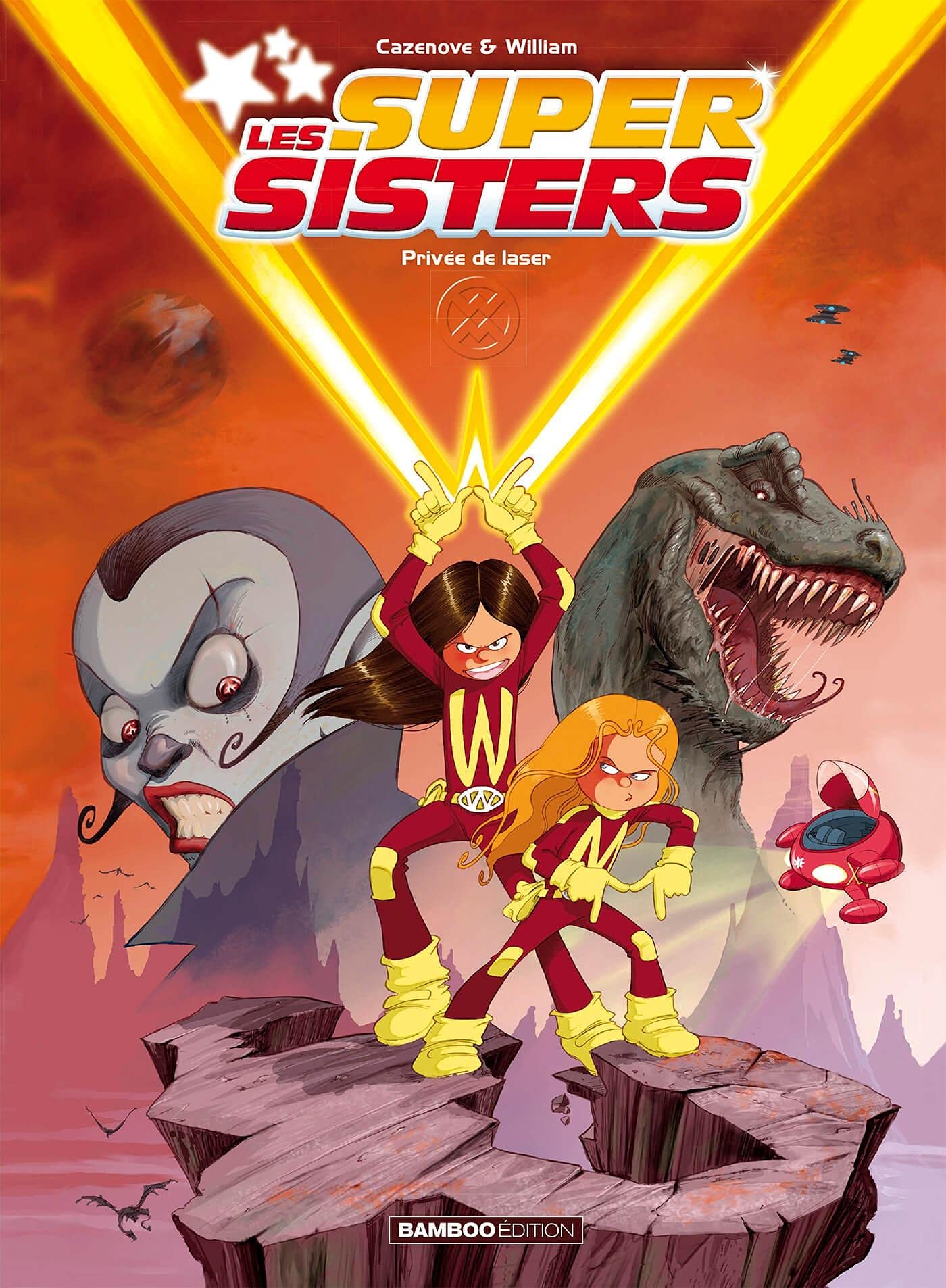 jaquette livre Les Super Sisters - tome 1 - Privée de laser