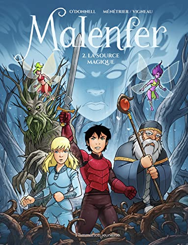 jaquette livre Malenfer Tome 2 - La Source Magique