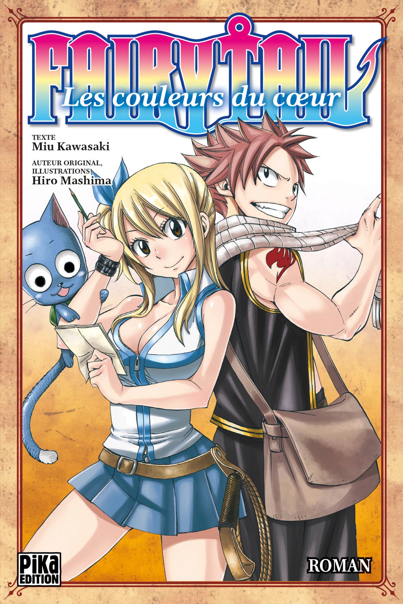 jaquette livre Fairy Tail - Les Couleurs du c?ur: Le roman