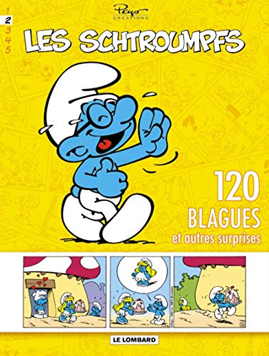 jaquette livre 120 Blagues De Schtroumpfs Tome 2