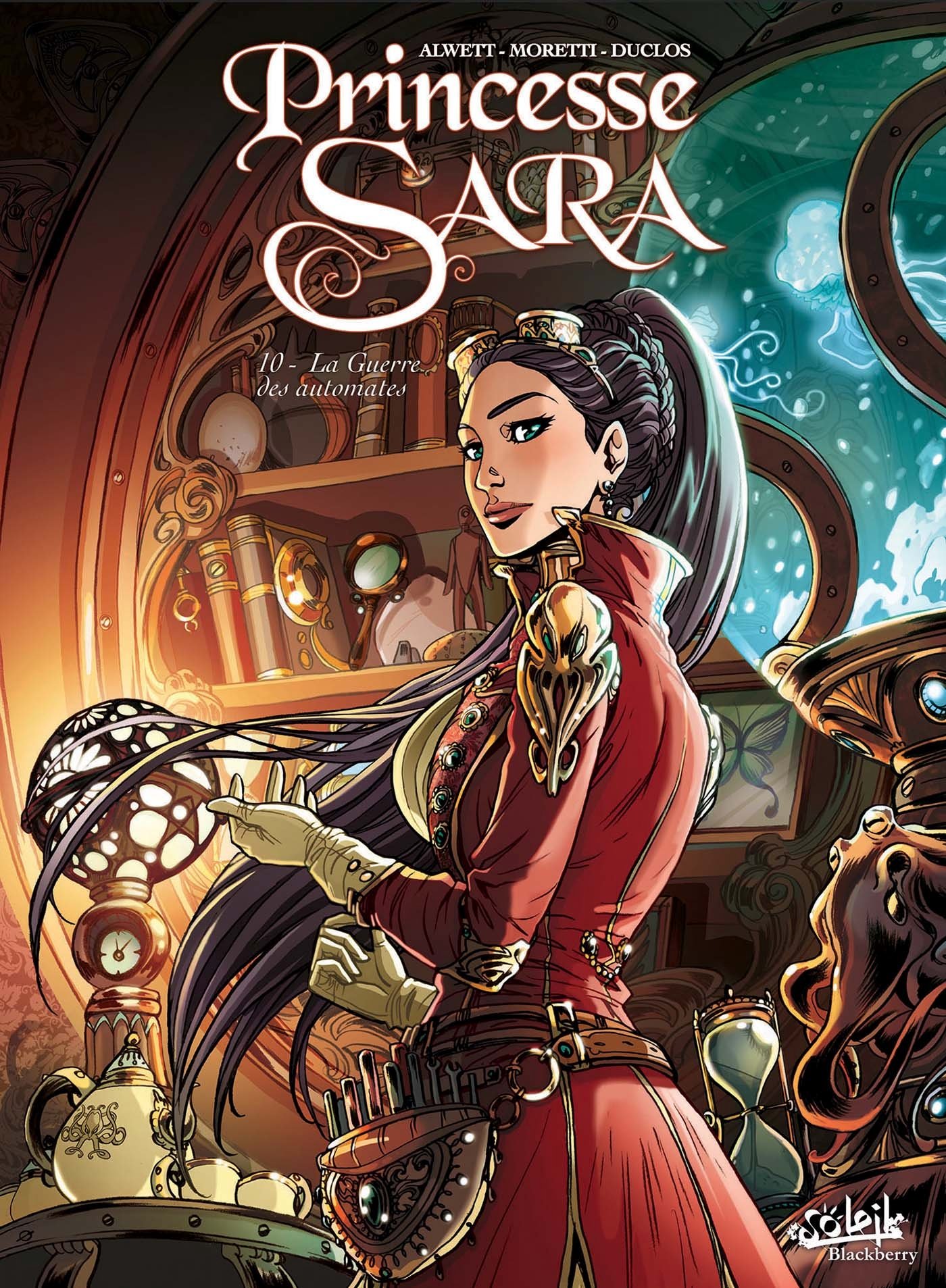 jaquette livre Princesse Sara T10 - La Guerre des automates