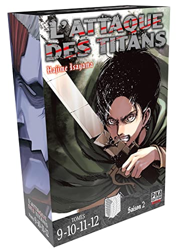 jaquette livre L'attaque Des Titans Tomes 9 À 12 - Coffret En 4 Volumes