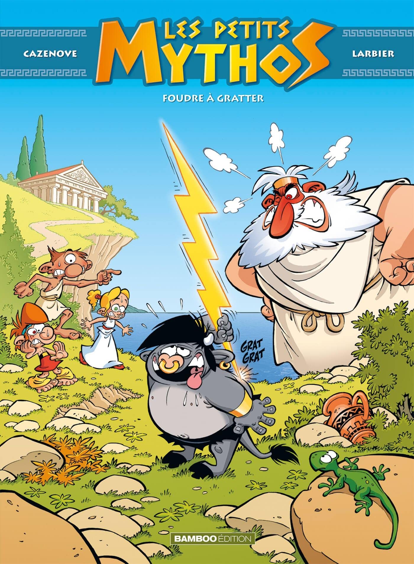 jaquette livre Les petits mythos - tome 1 - Foudre à gratter