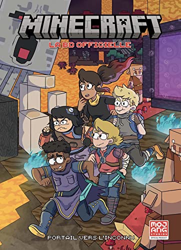jaquette livre Minecraft - La Bd Officielle Tome 3 - Portail Vers L'inconnu