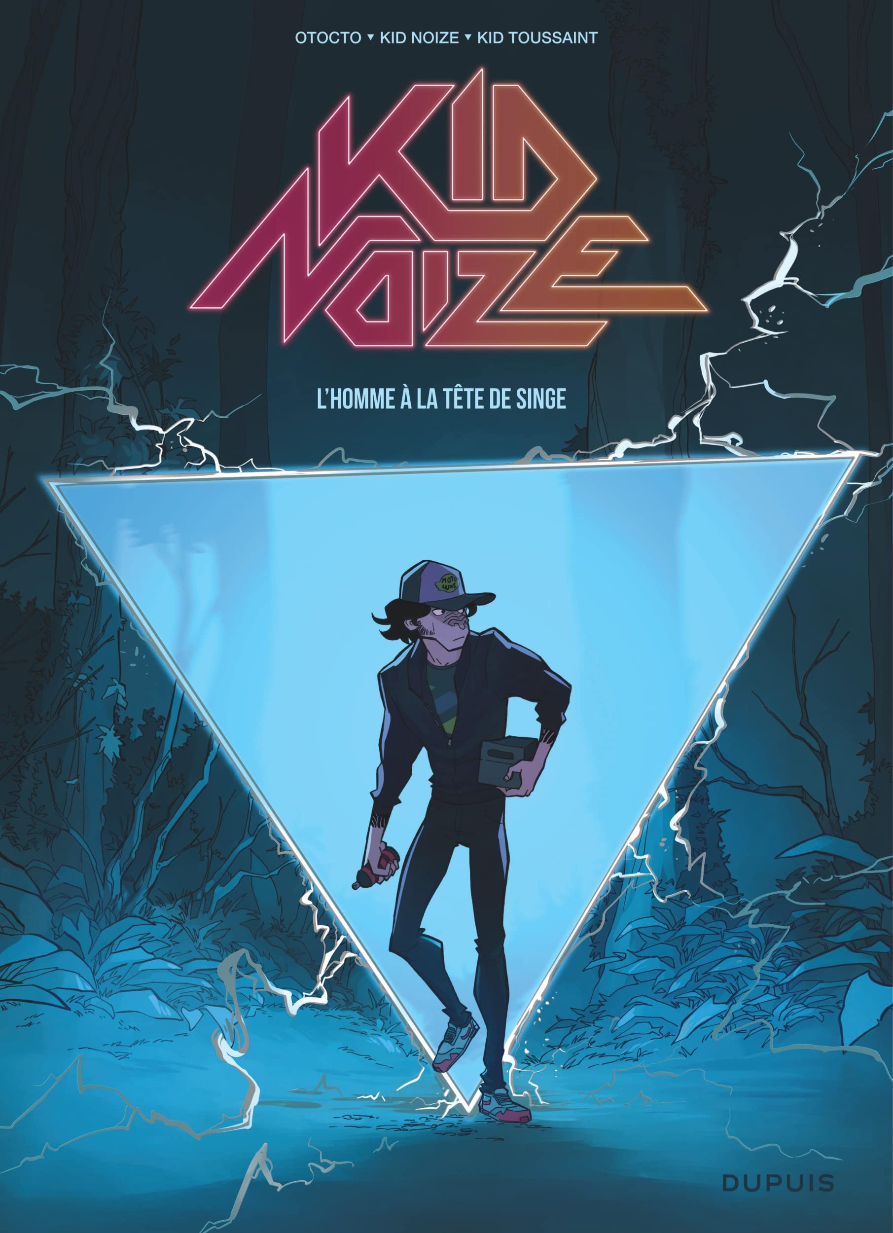 jaquette livre Kid Noize - tome 1 - L'homme à la tête de singe