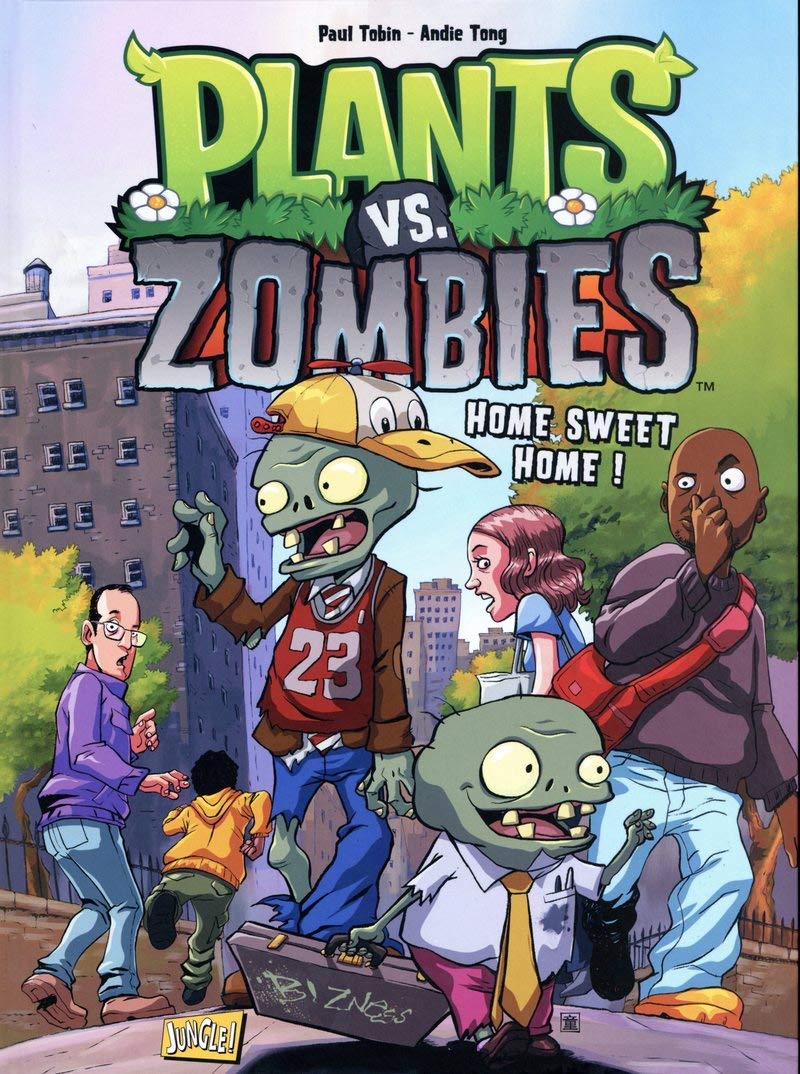 jaquette livre Plants vs Zombies, Tome 4 : Home sweet home !
