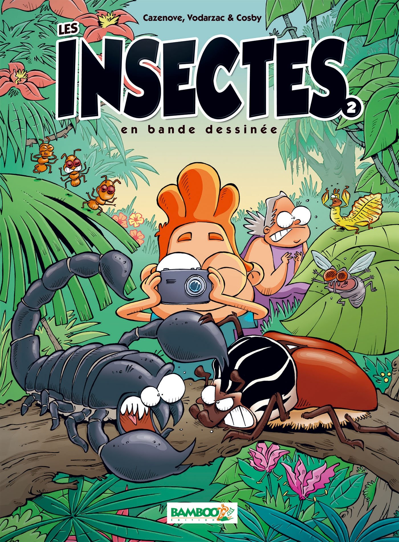 jaquette livre Les insectes en BD - tome 2