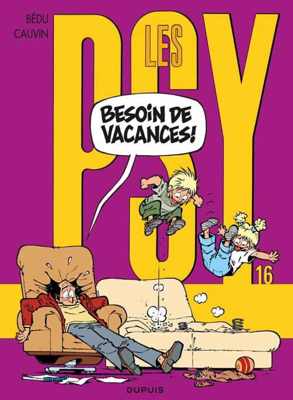 jaquette livre Les Psy - tome 16 - Besoin de vacances !