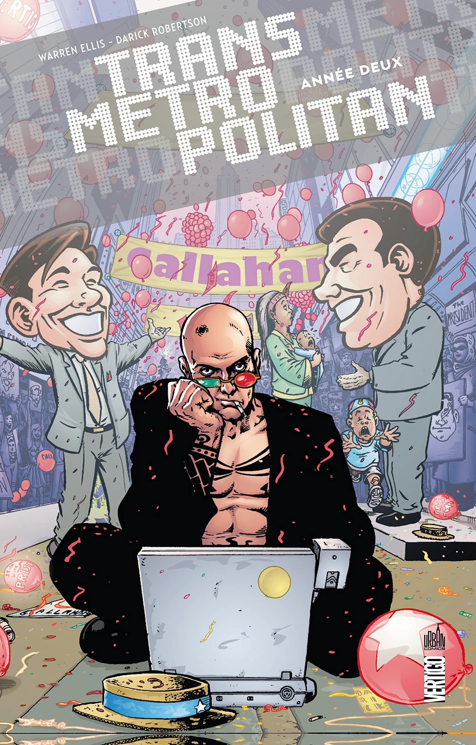 jaquette livre Transmetropolitan tome 2