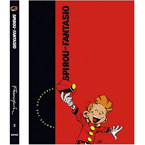 jaquette livre RECUEIL - Toutes les avantures de SPIROU & FANTASIO T3 - Les secrets du Marsupilami - Le voyageur du mésozoïque - Le nid des Marsupilamis - Tembo Tabou