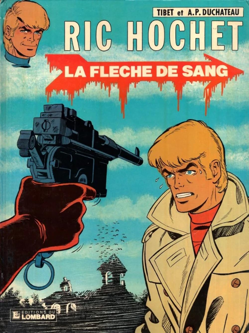 jaquette livre Ric Hochet, tome 36 : La Flèche de sang