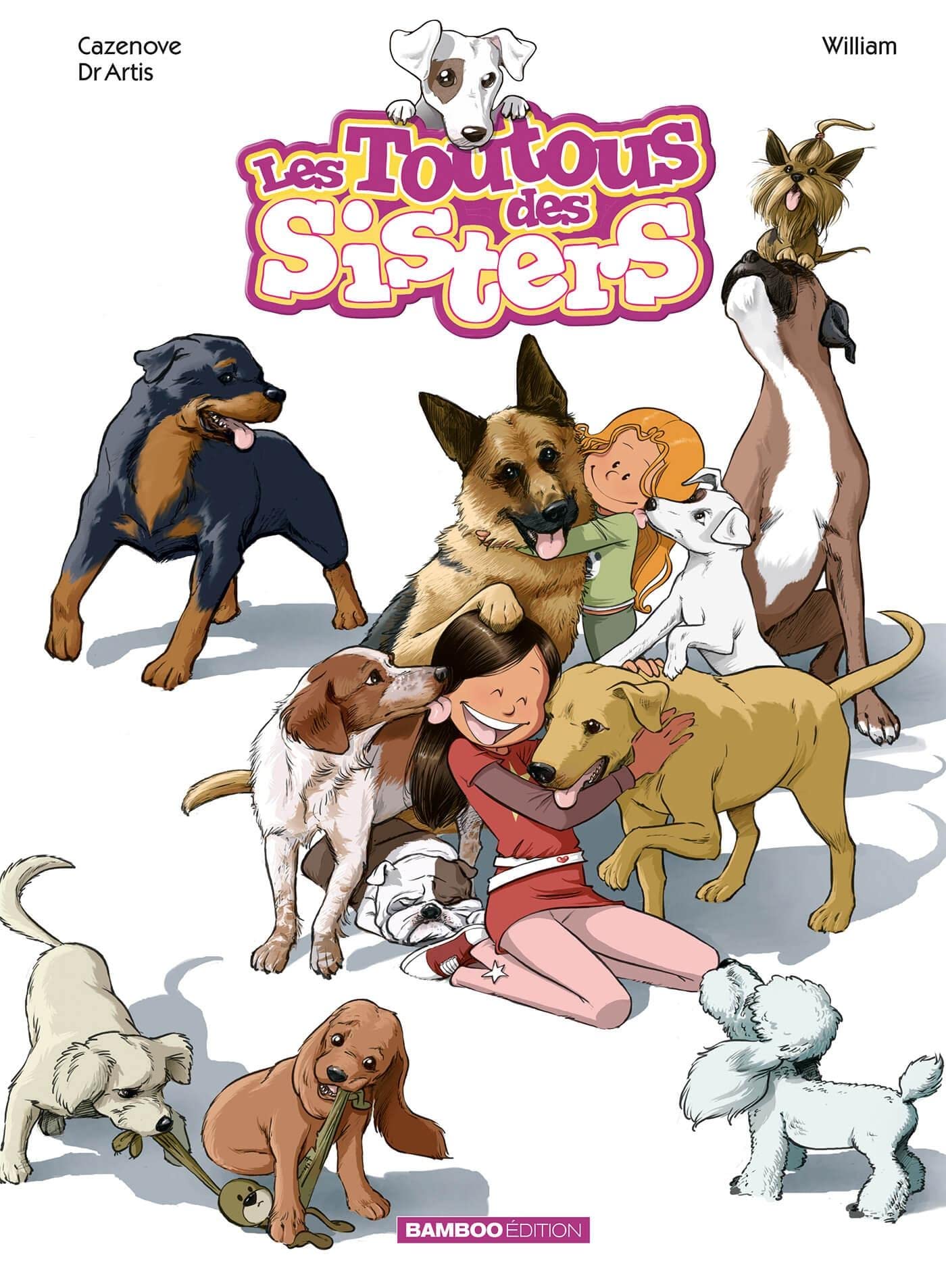 jaquette livre Les toutous des sisters