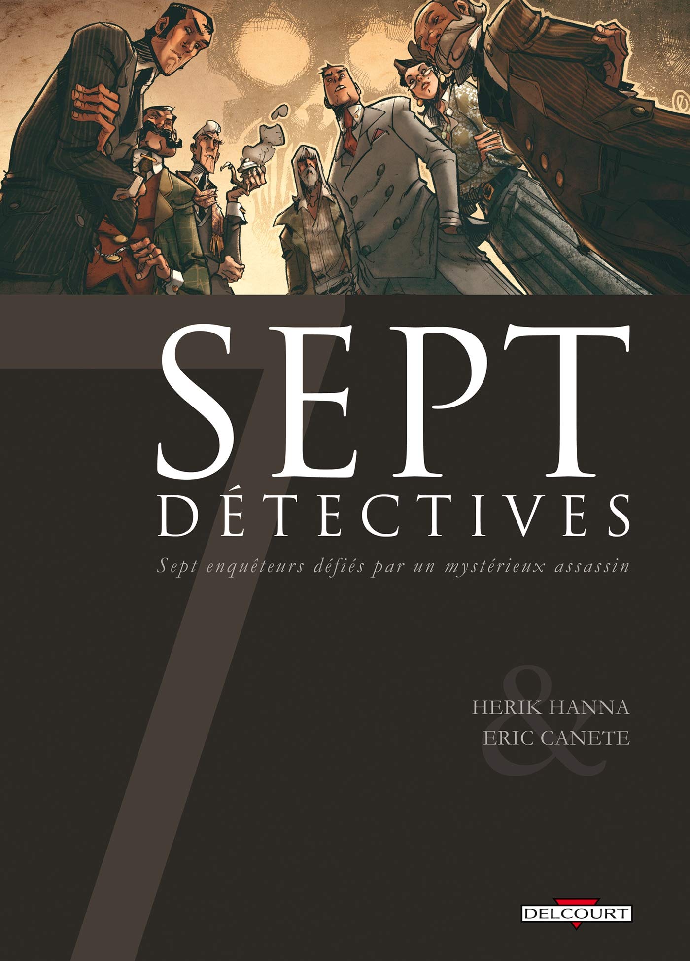 jaquette livre Sept Détectives