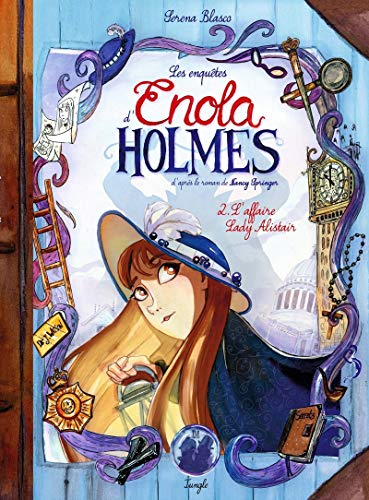 jaquette livre Les Enquêtes D'enola Holmes Tome 2 - L'affaire Lady Alistair