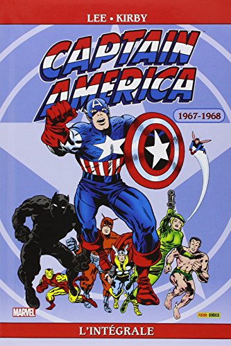 jaquette livre Captain America L'intégrale Tome 2 - 1967-1968