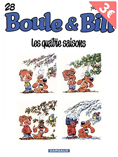 jaquette livre Boule & Bill Tome 28 - Les 4 Saisons