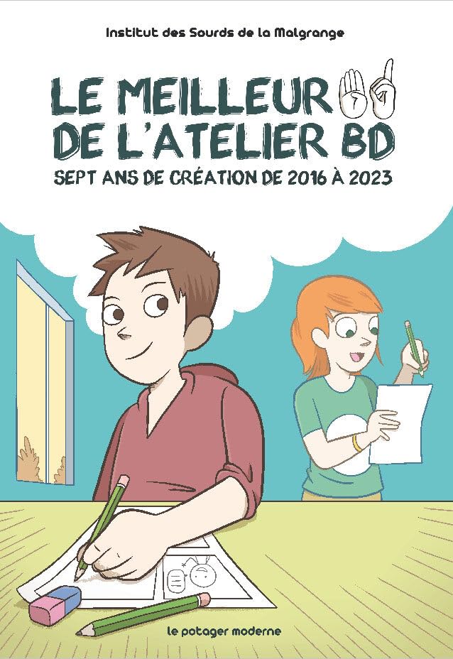 jaquette livre Le Meilleur De L'atelier Bd - Institut Des Sourds De La Malgrange