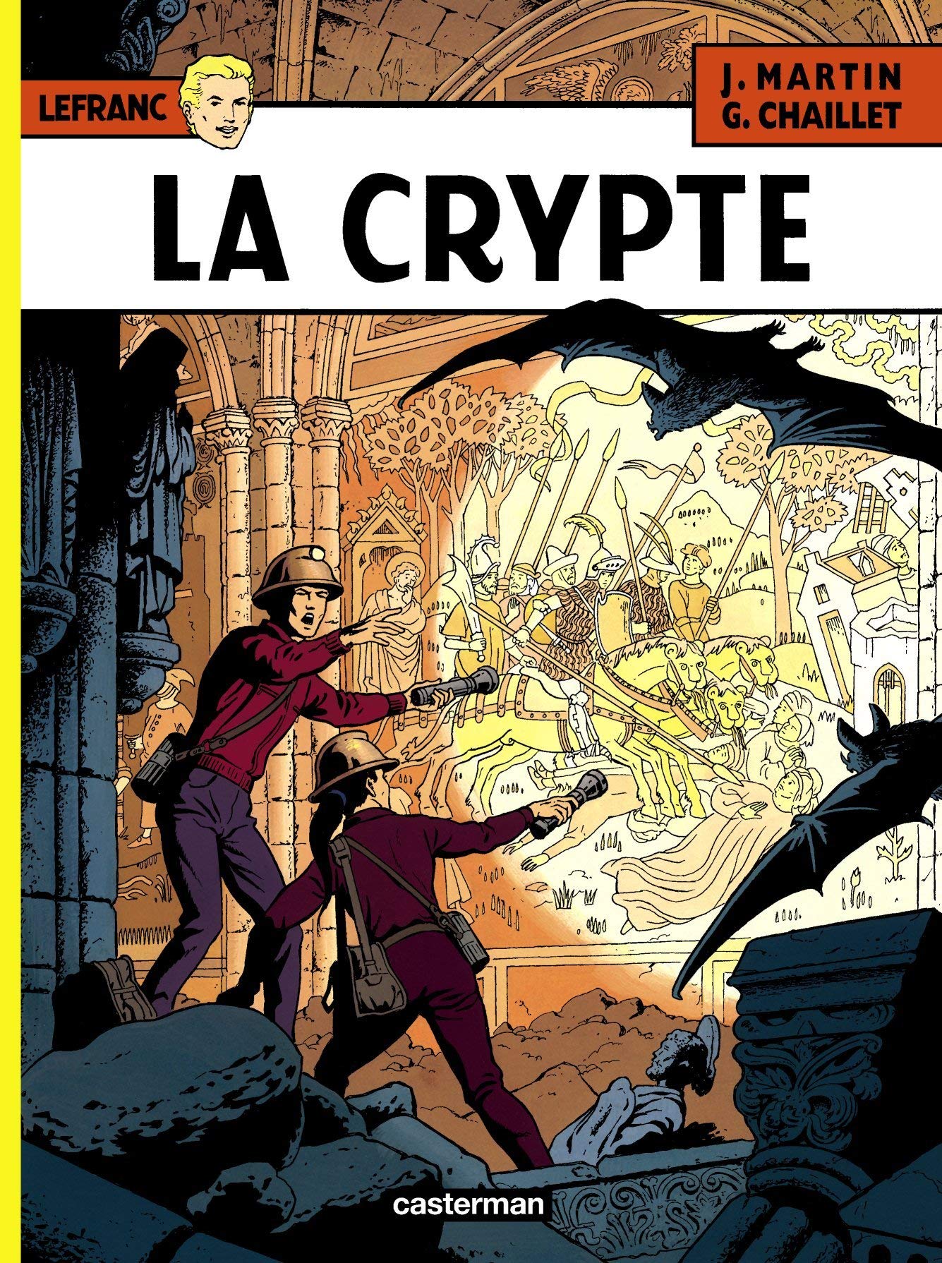 jaquette livre Lefranc, tome 9 : La crypte