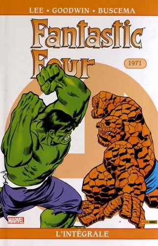 jaquette livre Fantastic Four L'intégrale Tome 4 - 1971