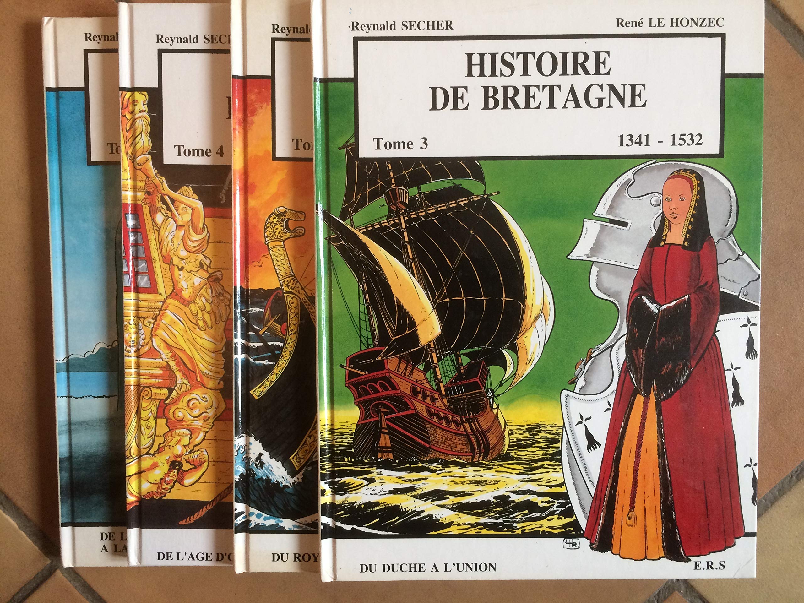 jaquette livre Histoire de Bretagne, tome 1 : les origines