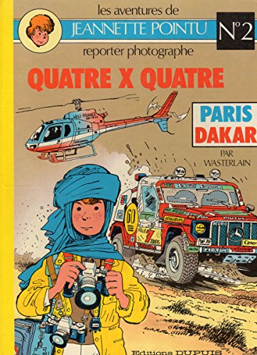 jaquette livre Jeannette Pointu Tome 2 - 4x4 Paris-Dakar
