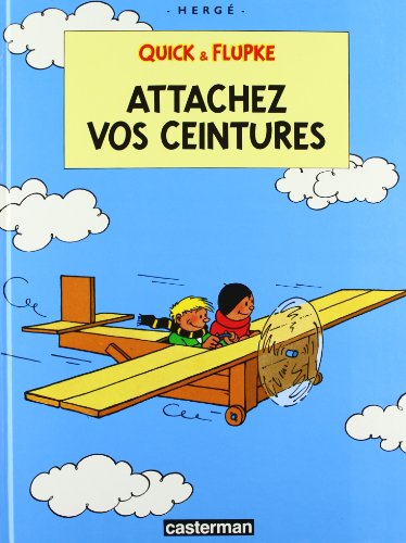 jaquette livre Quick & Flupke Tome 12 - Attachez Vos Ceintures