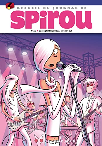 jaquette livre Recueil Spirou N° 322 - Du 21 Septembre Au 23 Novembre 2011