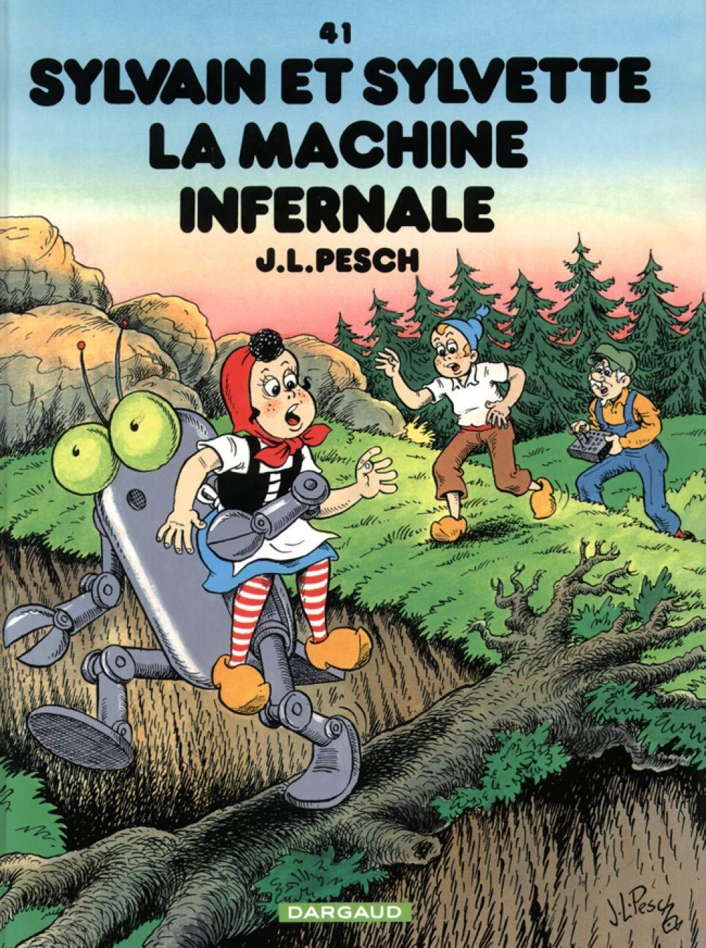 jaquette livre Sylvain et Sylvette, tome 41 : La machine infernale