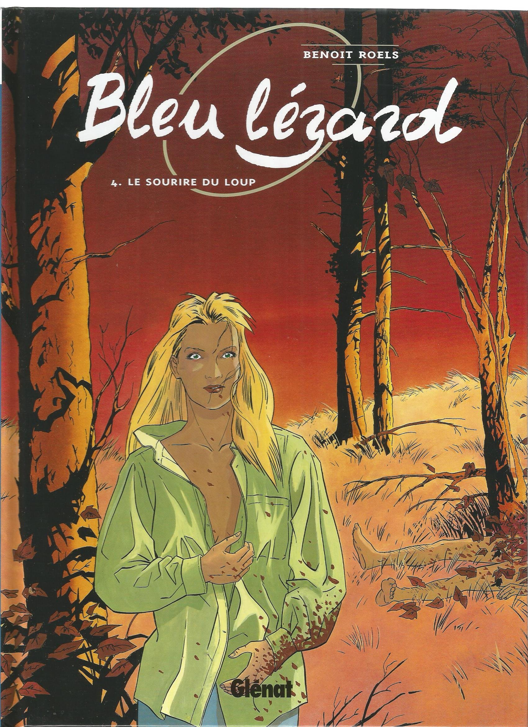 jaquette livre Bleu Lézard, tome 4 : Le Sourire du loup