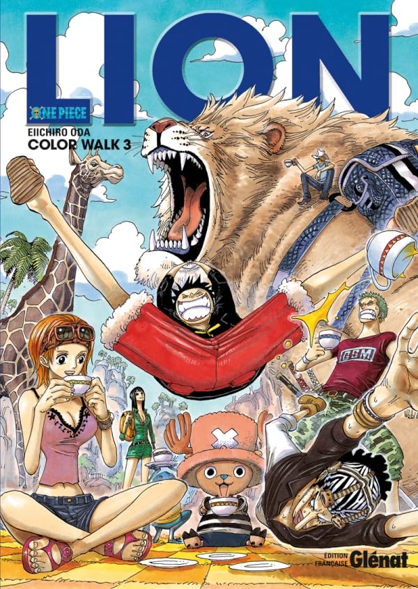 jaquette livre One Piece - Color Walk - Tome 3 : Lion
