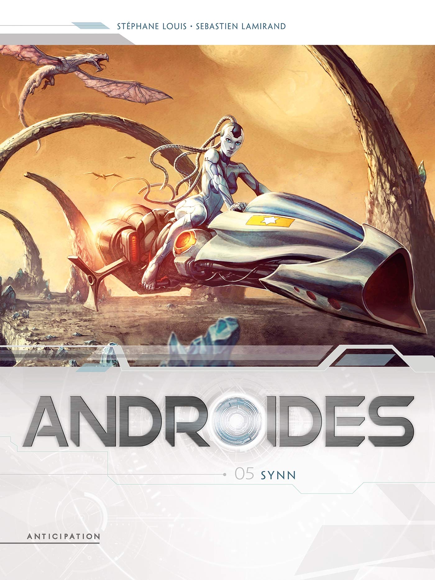 jaquette livre Androïdes 05 - Synn