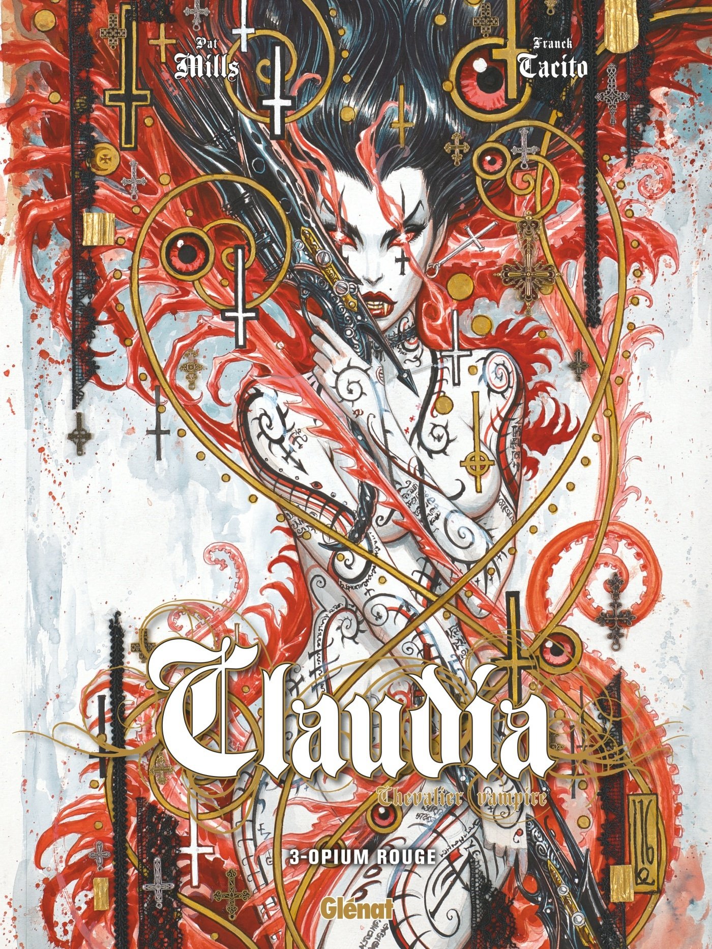 jaquette livre Claudia - Tome 03: Opium rouge