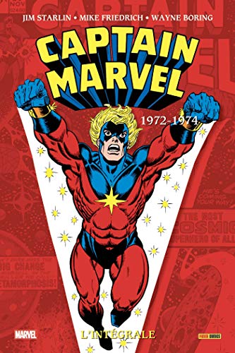 jaquette livre Captain Marvel L'intégrale - 1972-1974