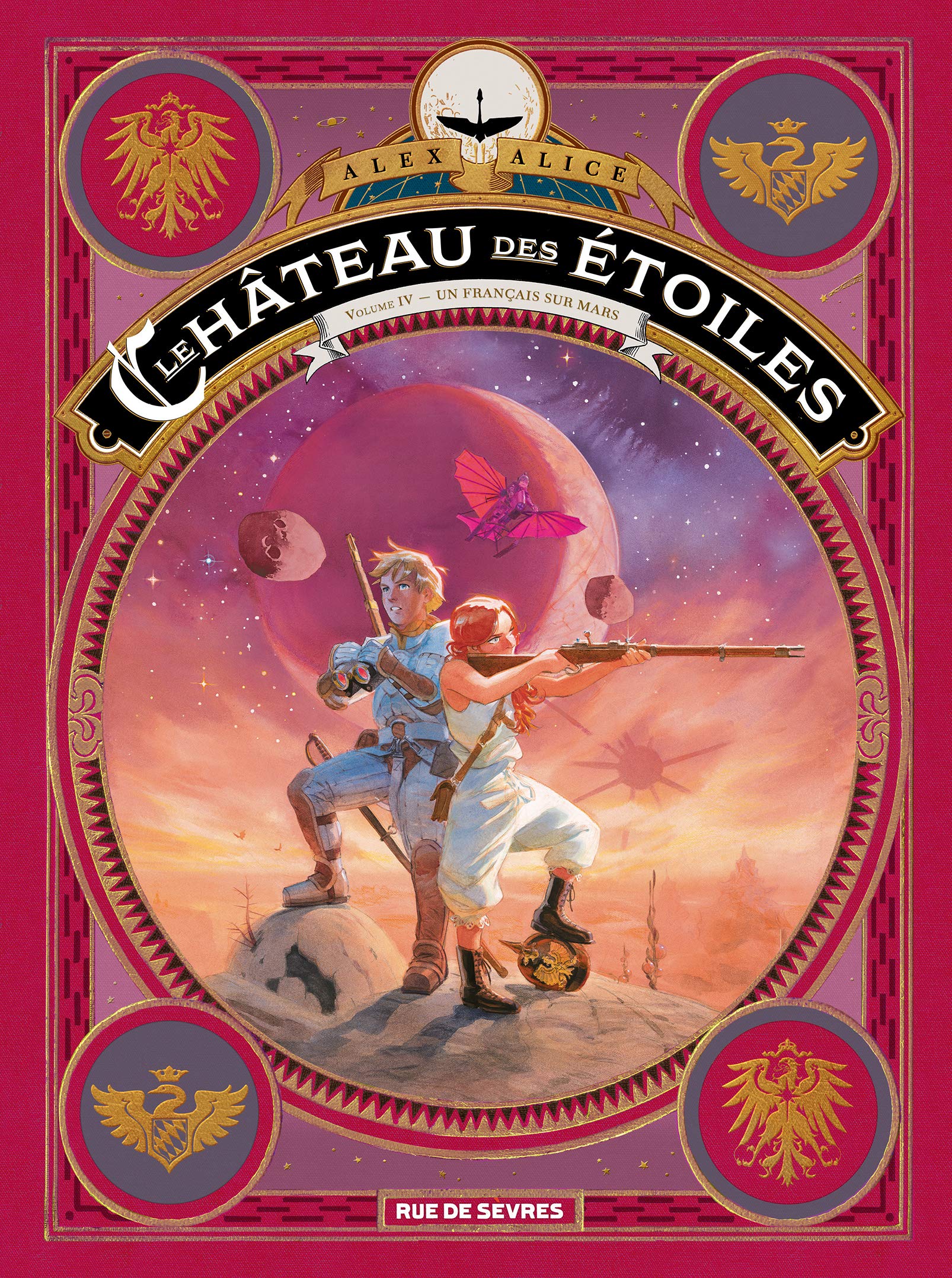 jaquette livre Le Chateau des Etoiles Tome 4 - les Prisonniers de Mars