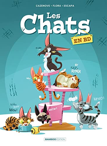 jaquette livre Les Chats En Bd Tome 1