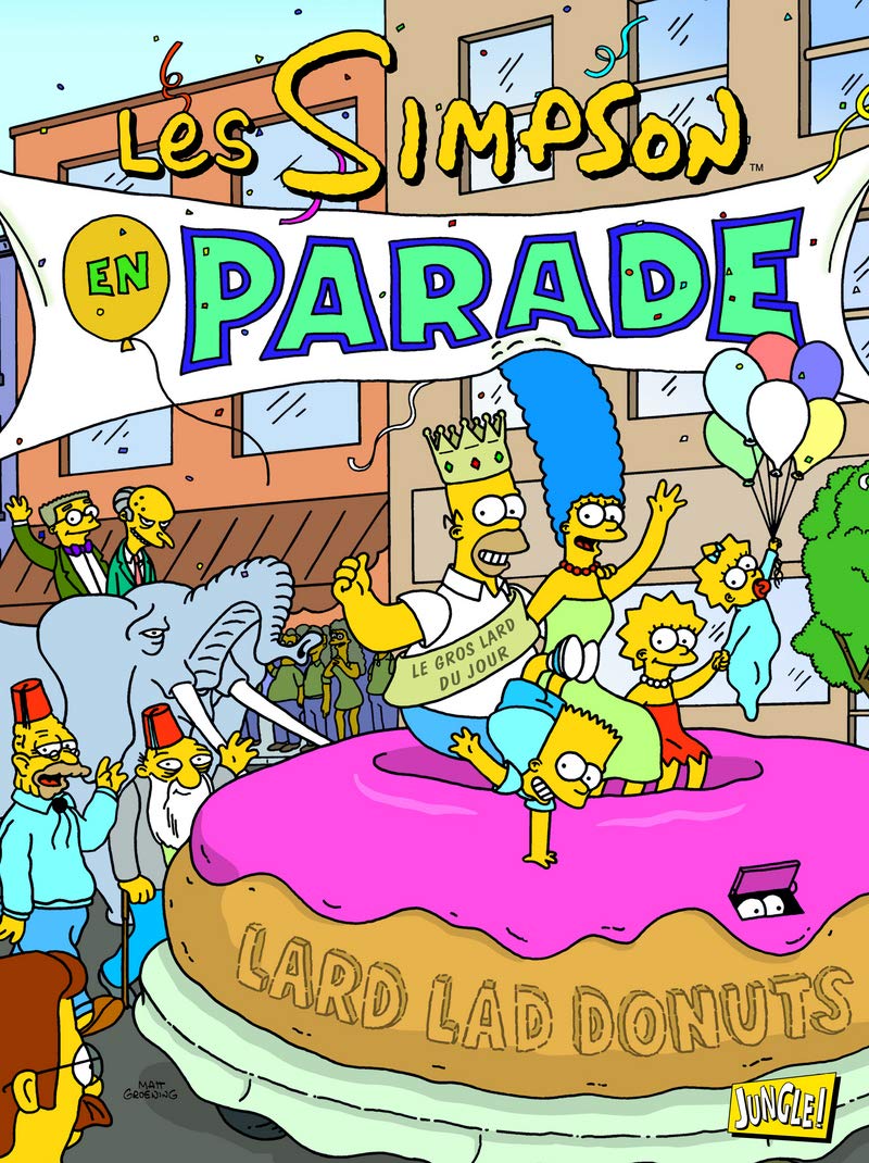 jaquette livre Les Simpson, Tome 24 - en parade