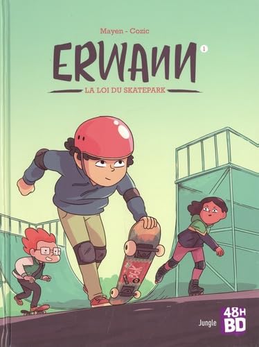 jaquette livre Erwann Tome 1 - La Loi Du Skatepark - 48h De La Bd 2024