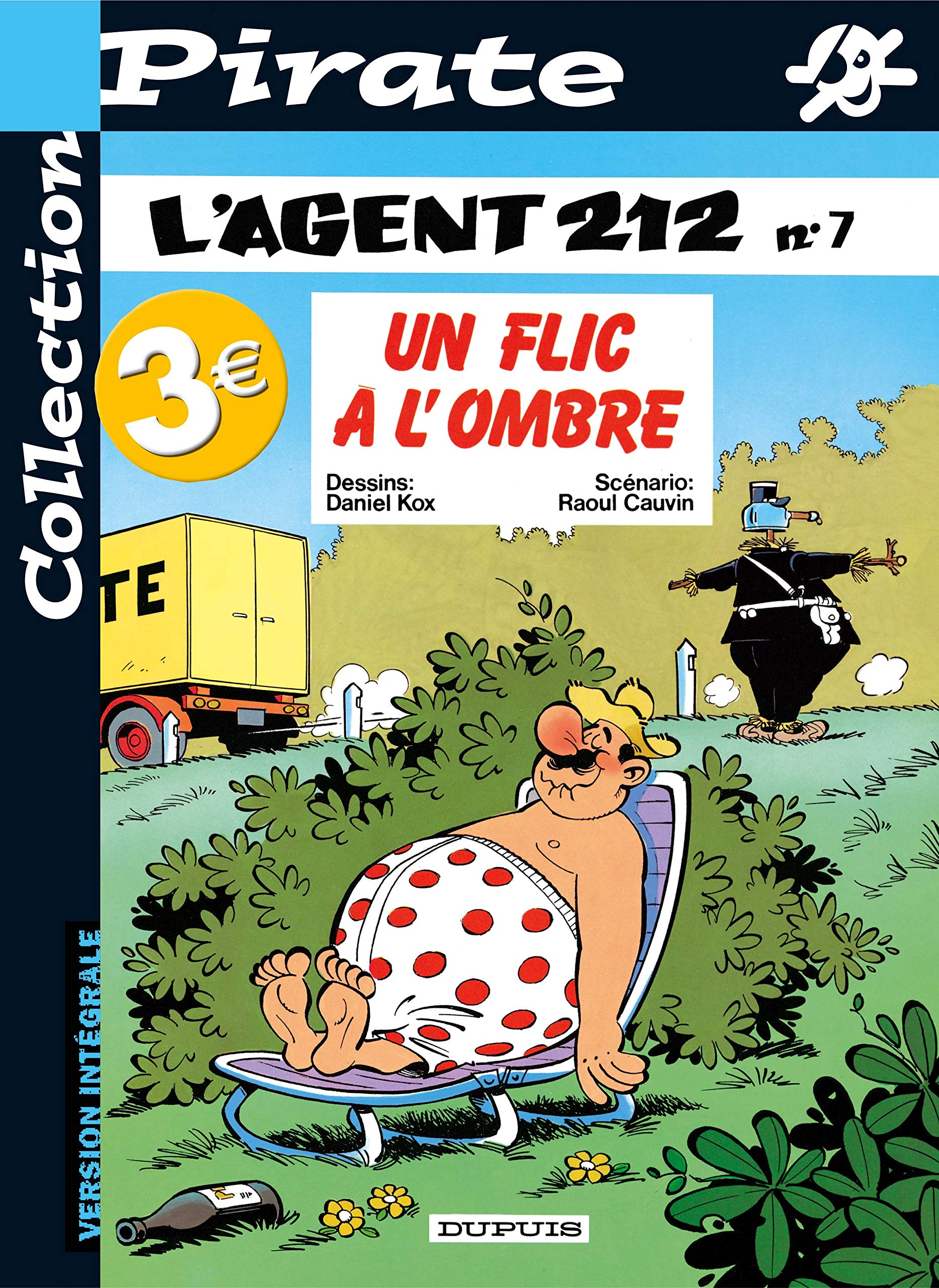 jaquette livre BD Pirate : L'agent 212, tome 7 : Un flic à l'ombre