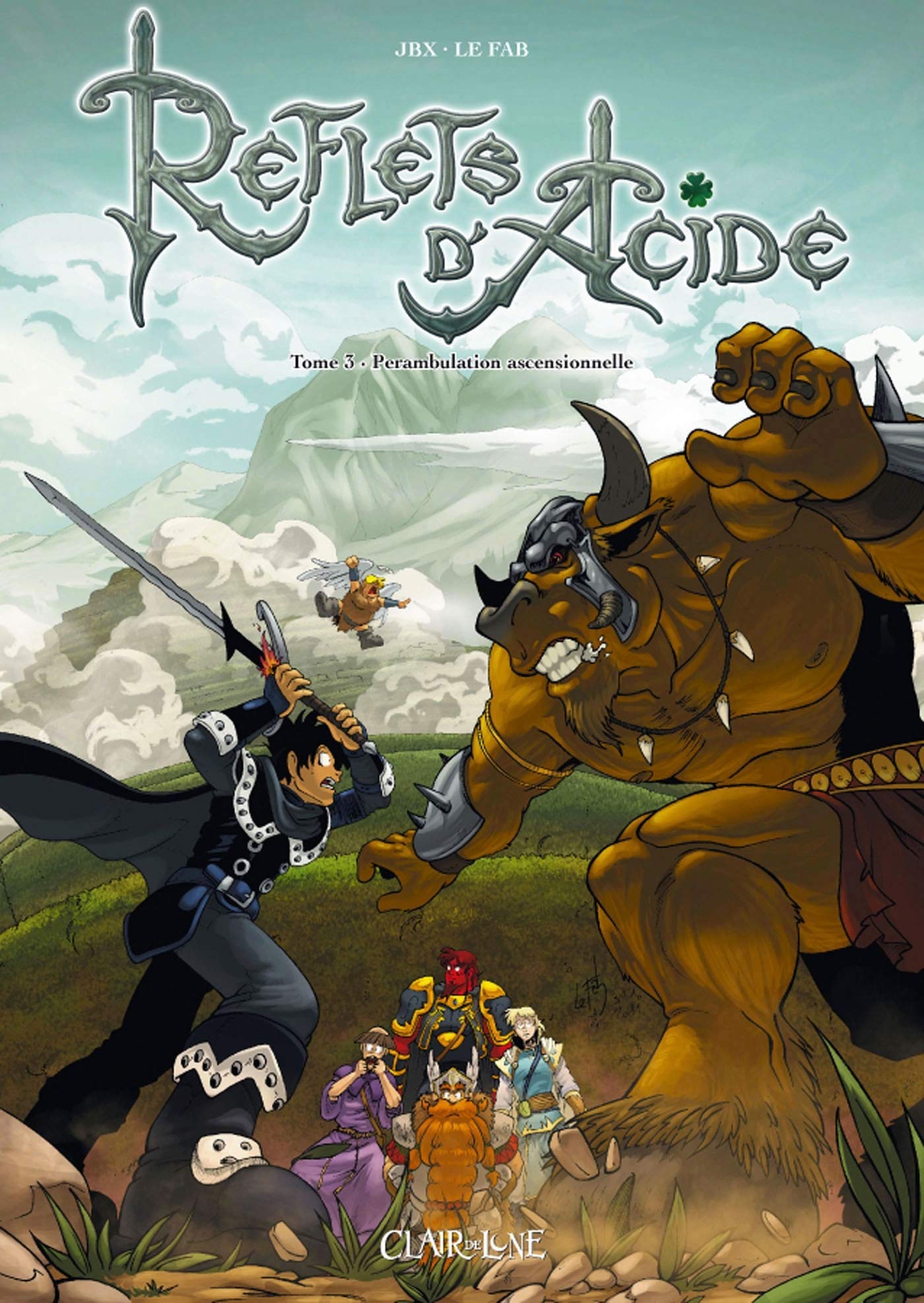jaquette livre Reflets d'acide, Tome 3 : Perambulation ascensionnelle